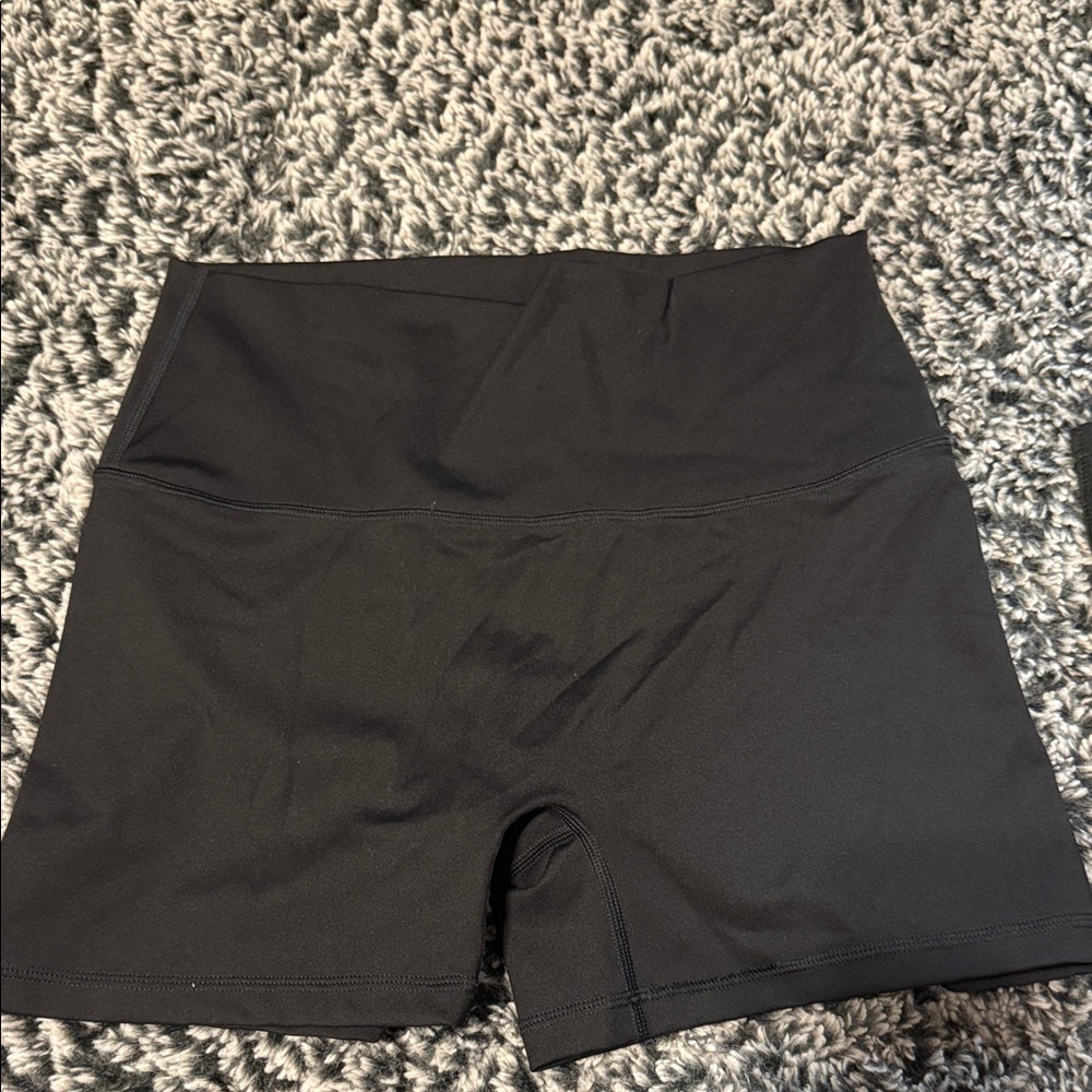 Aerie Black High-Waisted Bike Shorts